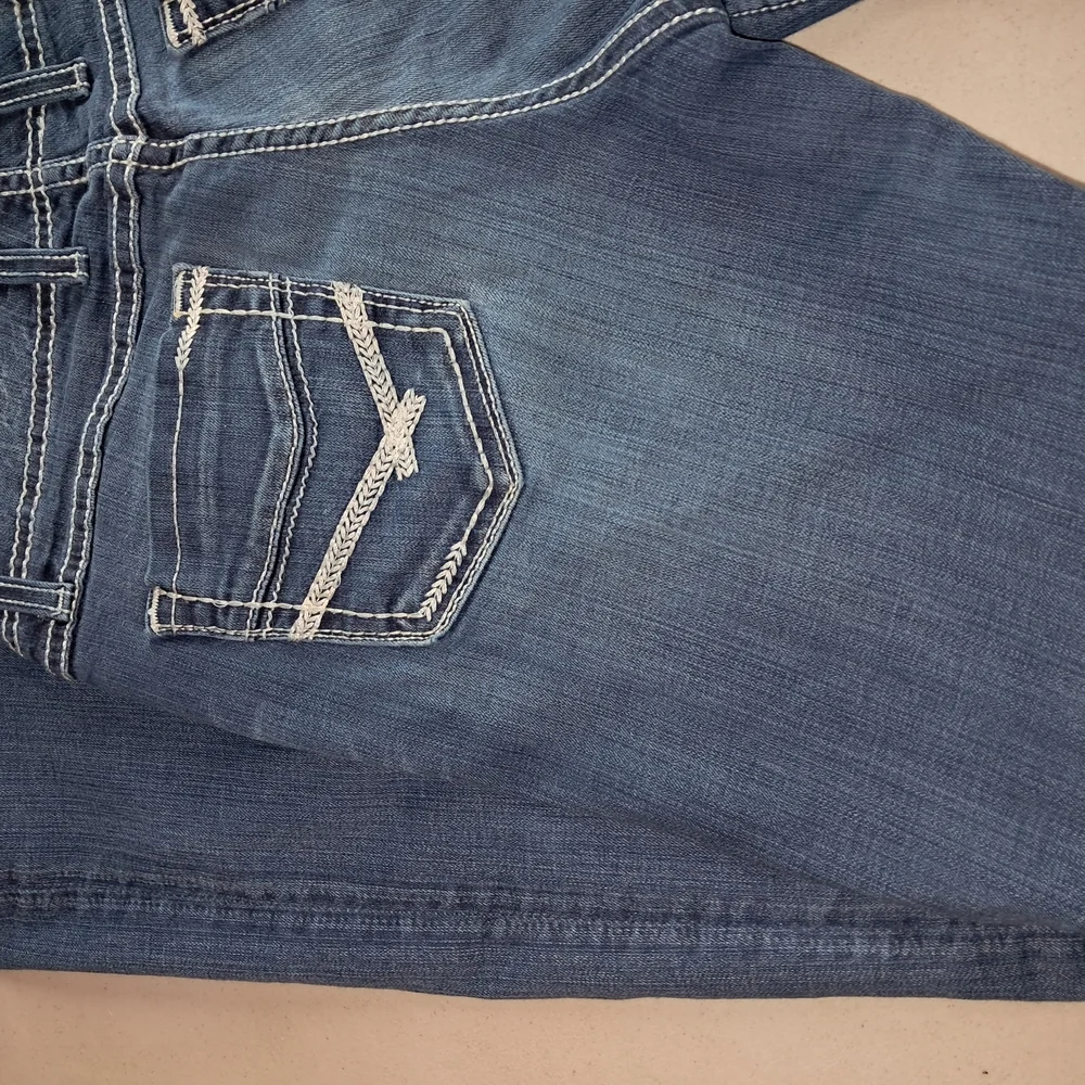 BKE Denim Wendi Boot Dark Blue Jeans Size 28R - Picture 10 of 12